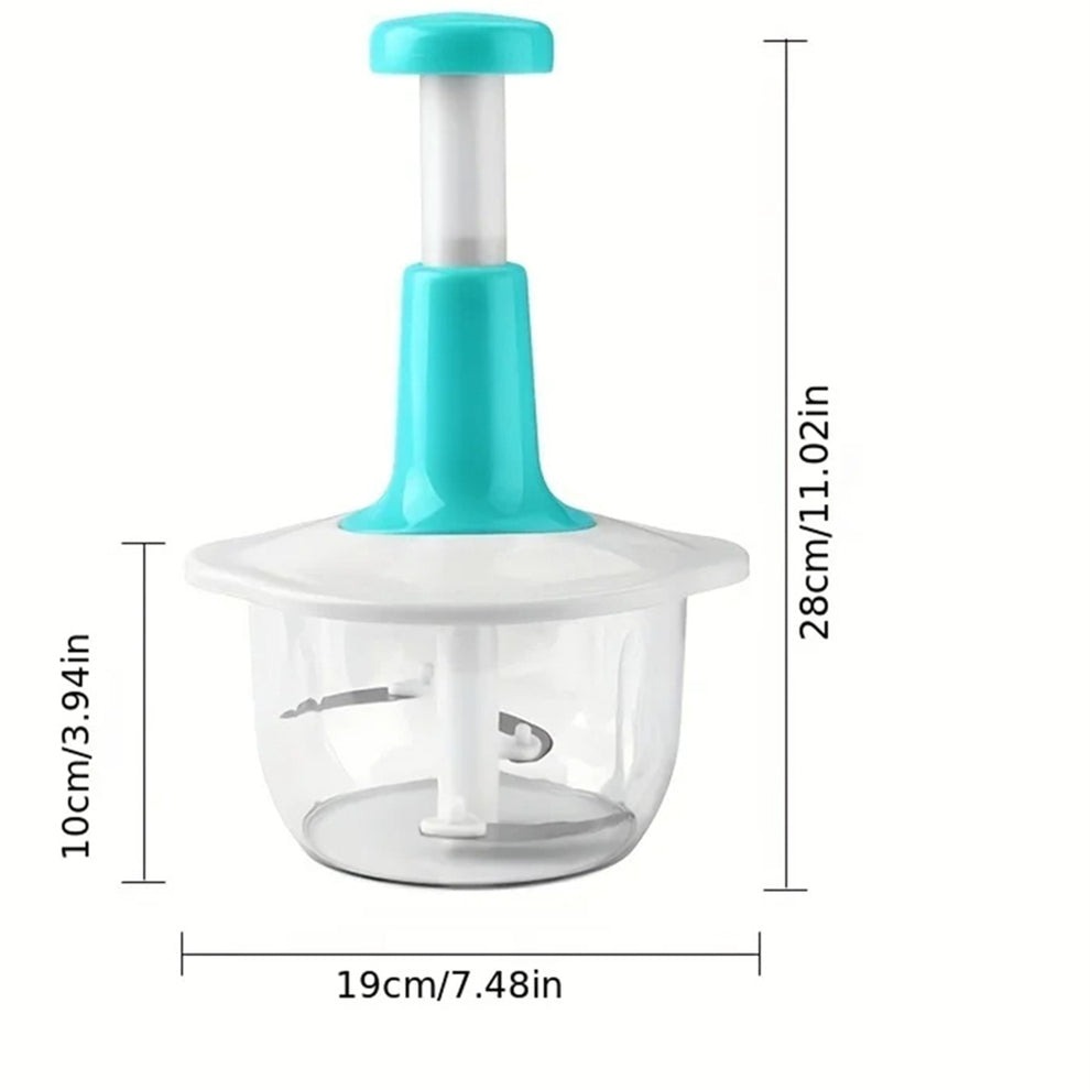 Manual Meat Chopper - Efficient Garlic & Veggie Slicer - Image 3