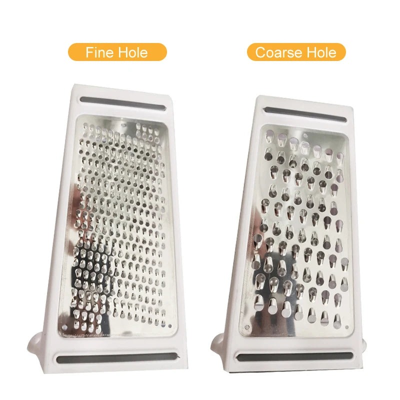 Double-Sided Cheese & Veggie Grater with Box Container - Image 4