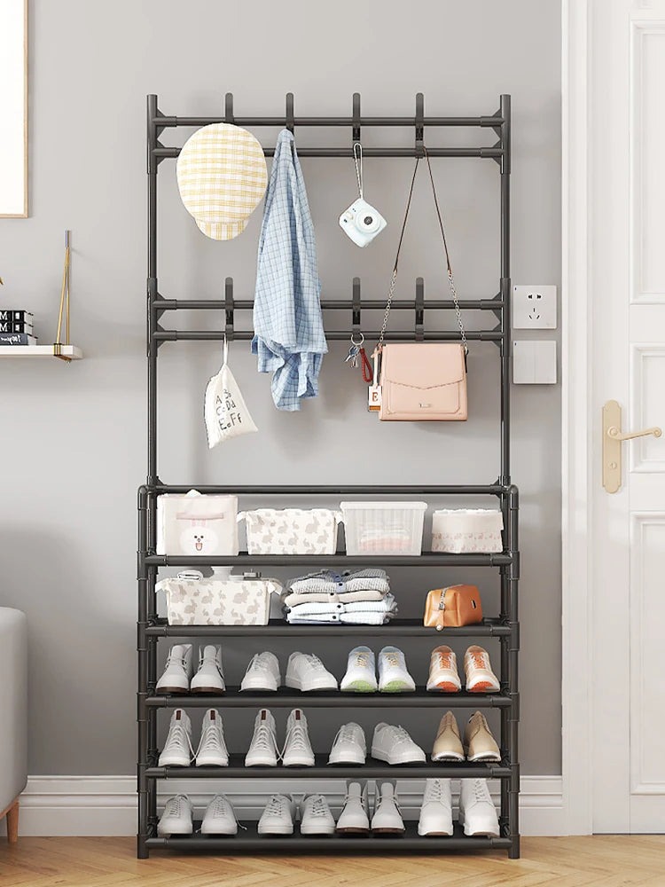5-Tier Shoe Rack Organizer - Multifunctional Storage Solution