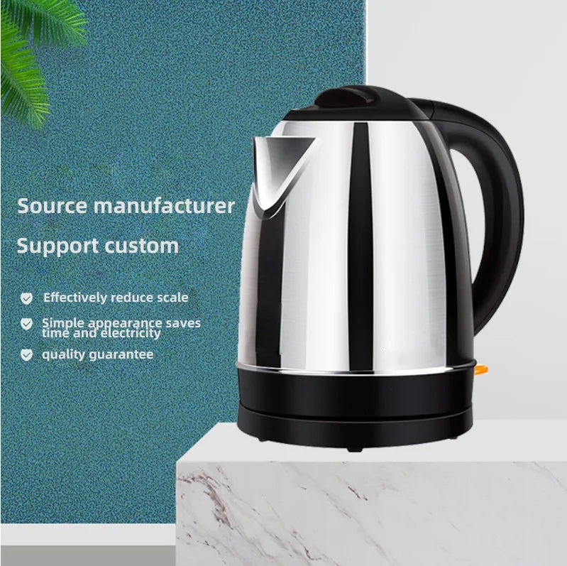 Stainless Steel Electric Kettle 2.0L - Rust-Resistant & Durable - Image 3