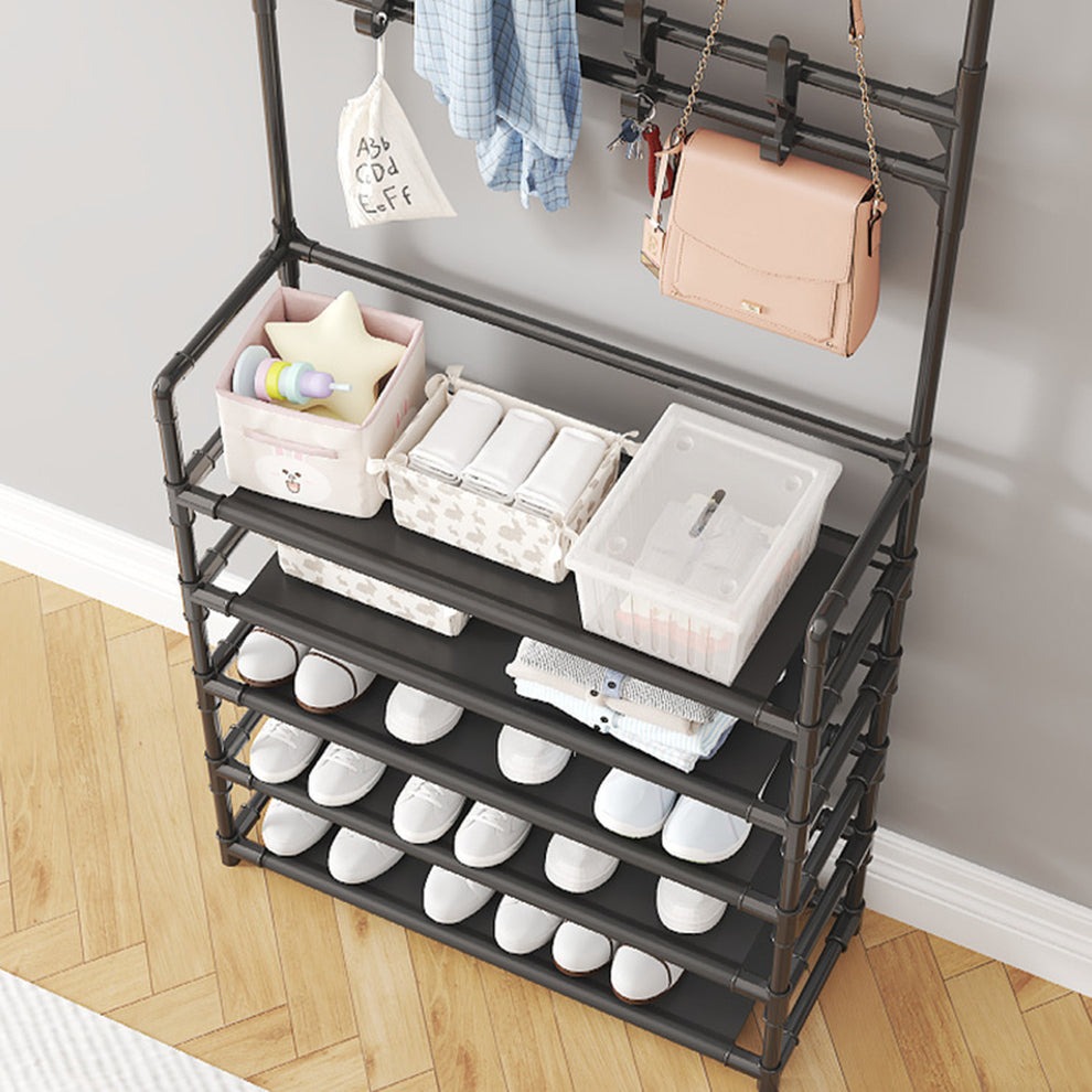 5-Tier Shoe Rack Organizer - Multifunctional Storage Solution - Image 3