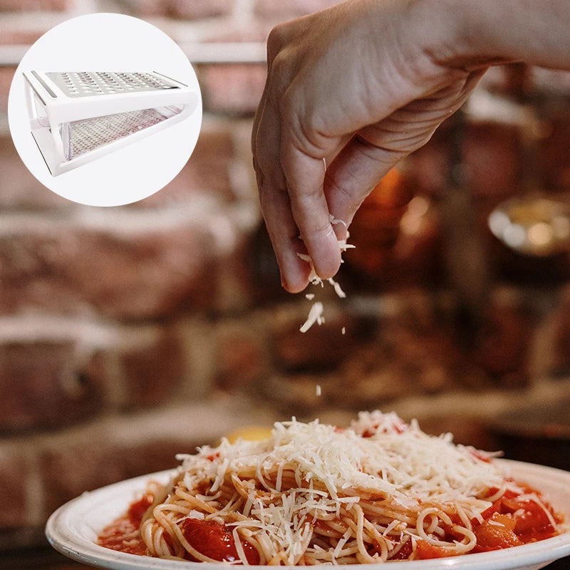 Double-Sided Cheese & Veggie Grater with Box Container - Image 9